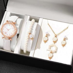 New TikTok Popular Women's Watch Fashion Personality Simple Watch Butterfly Digital Belt Watch suit