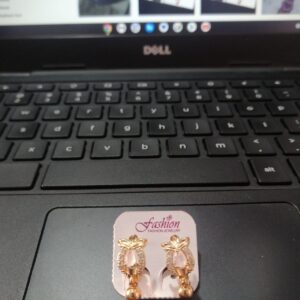 Gold plated earings