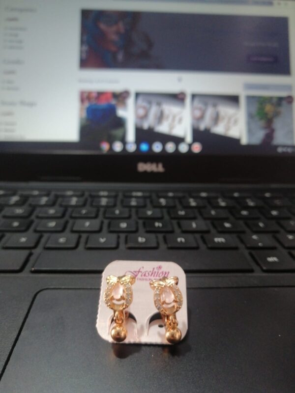 Gold plated earings - Image 5