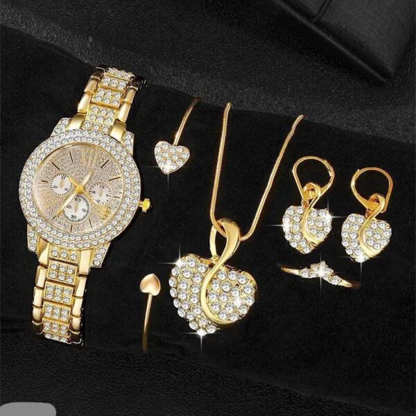 Women's Cornucopia Diamond Watch suit Explosions 5pcs - Image 3